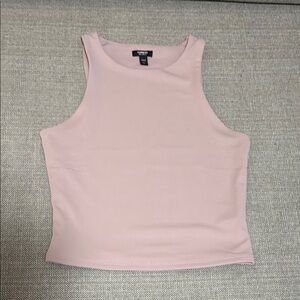 Express Pink Cropped Tank Top